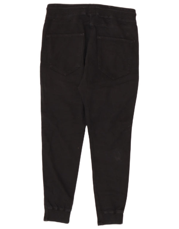 Zara Hombre Joggers Chinos Pantalones Medianos W31 L26 Negro