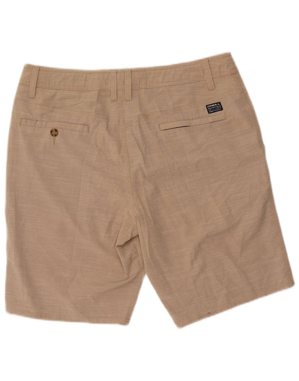 O'NEILL Pantalones cortos chinos para hombre W32 Algodón beige medio