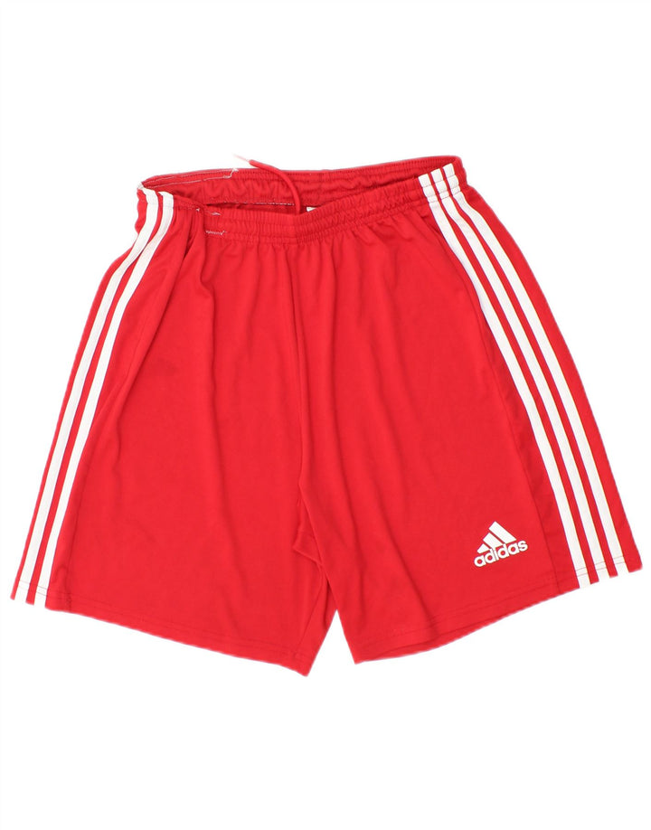 Adidas Hombre Pantalones Cortos Deportivos Medio Rojo