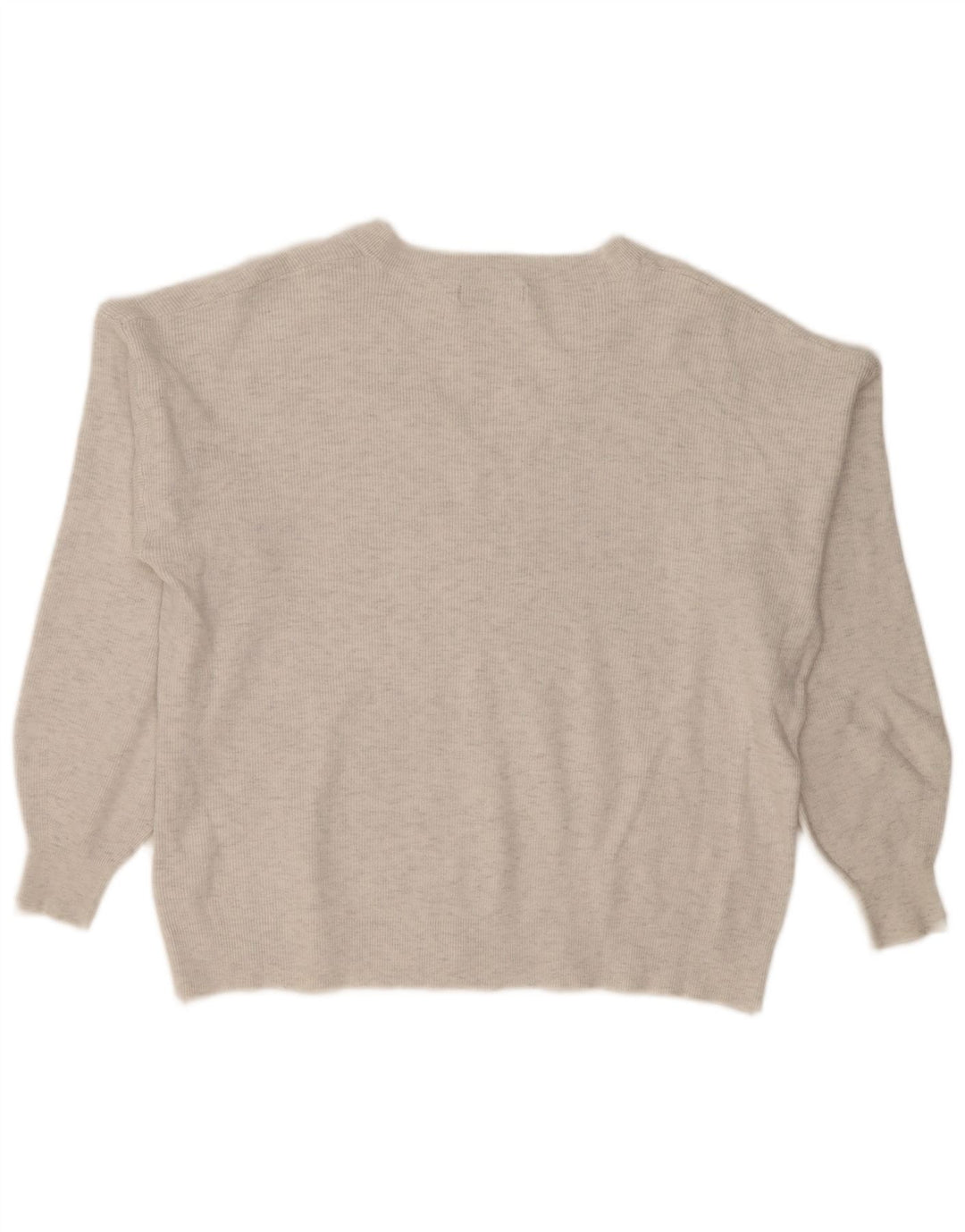 Marks & Spencer Jersey extragrande con cuello en V para mujer UK 40 XL Gris