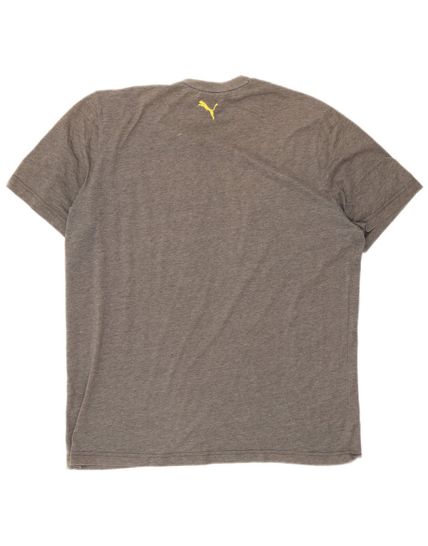 Puma Camiseta gráfica para hombre Top XL Gris