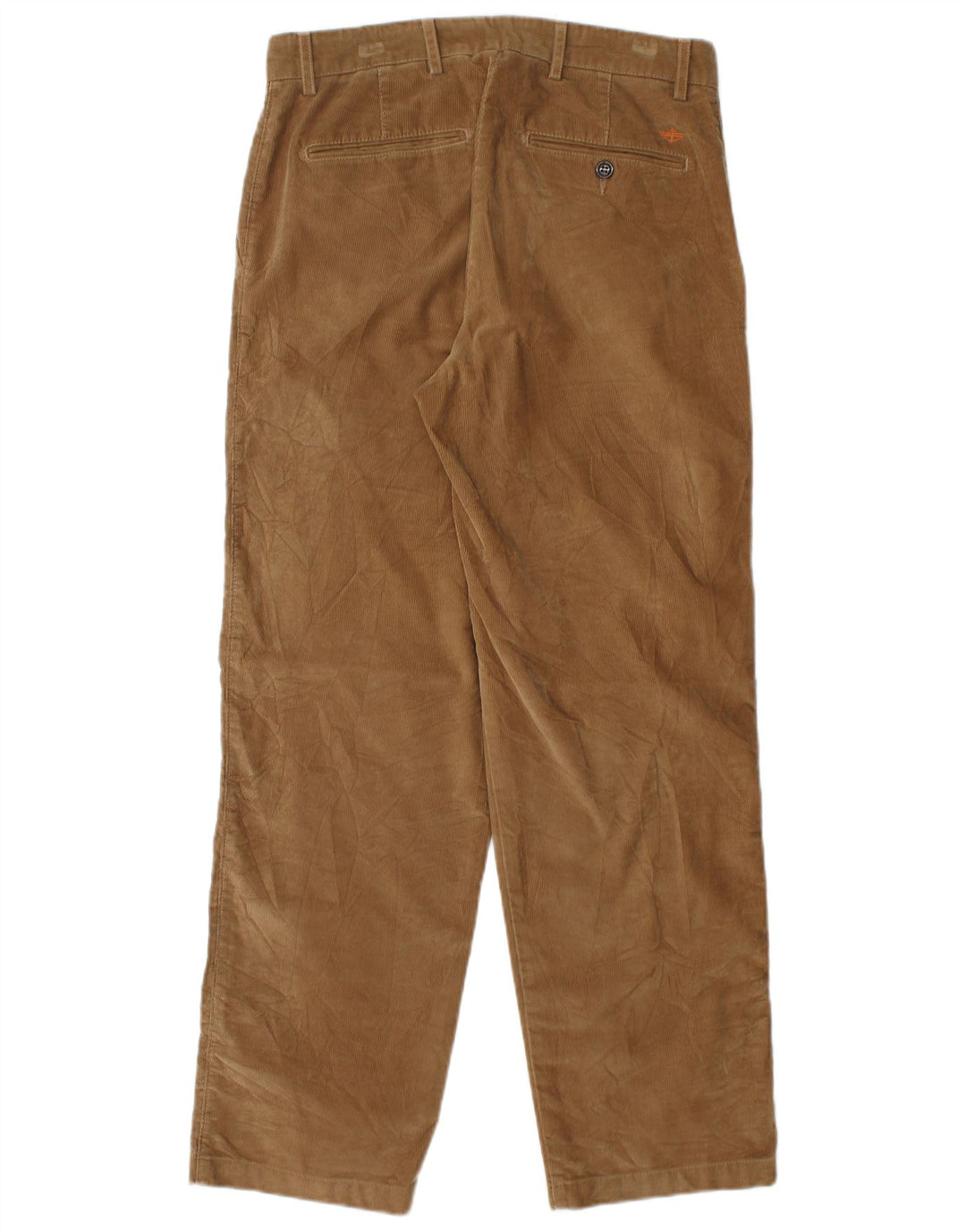 DOCKERS Pantalón recto de pana para hombre W30 L30 Algodón beige