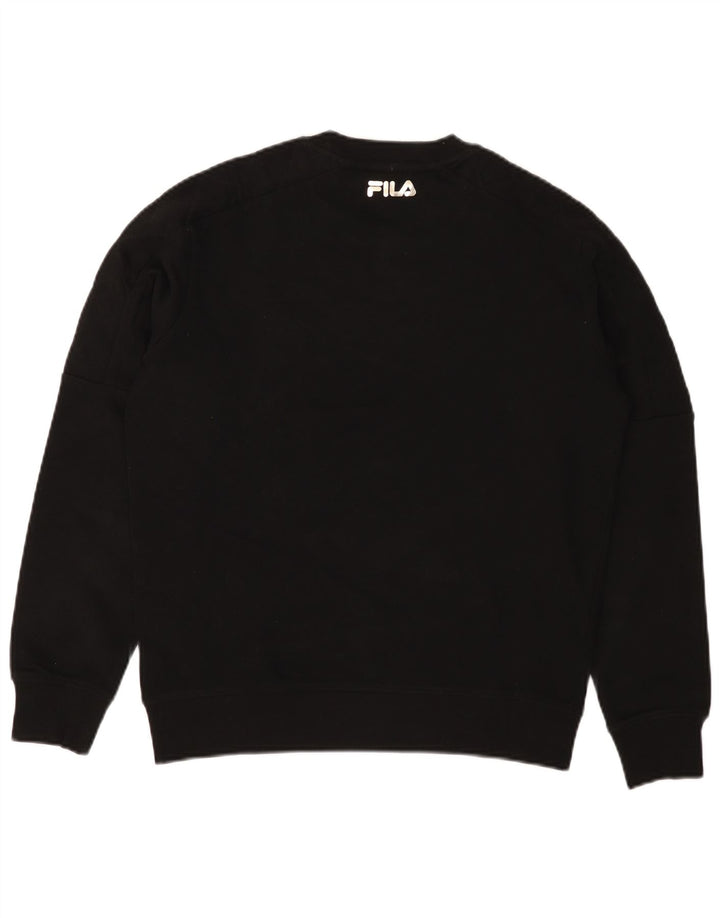 FILA Sudadera Jumper para hombre XS Algodón negro