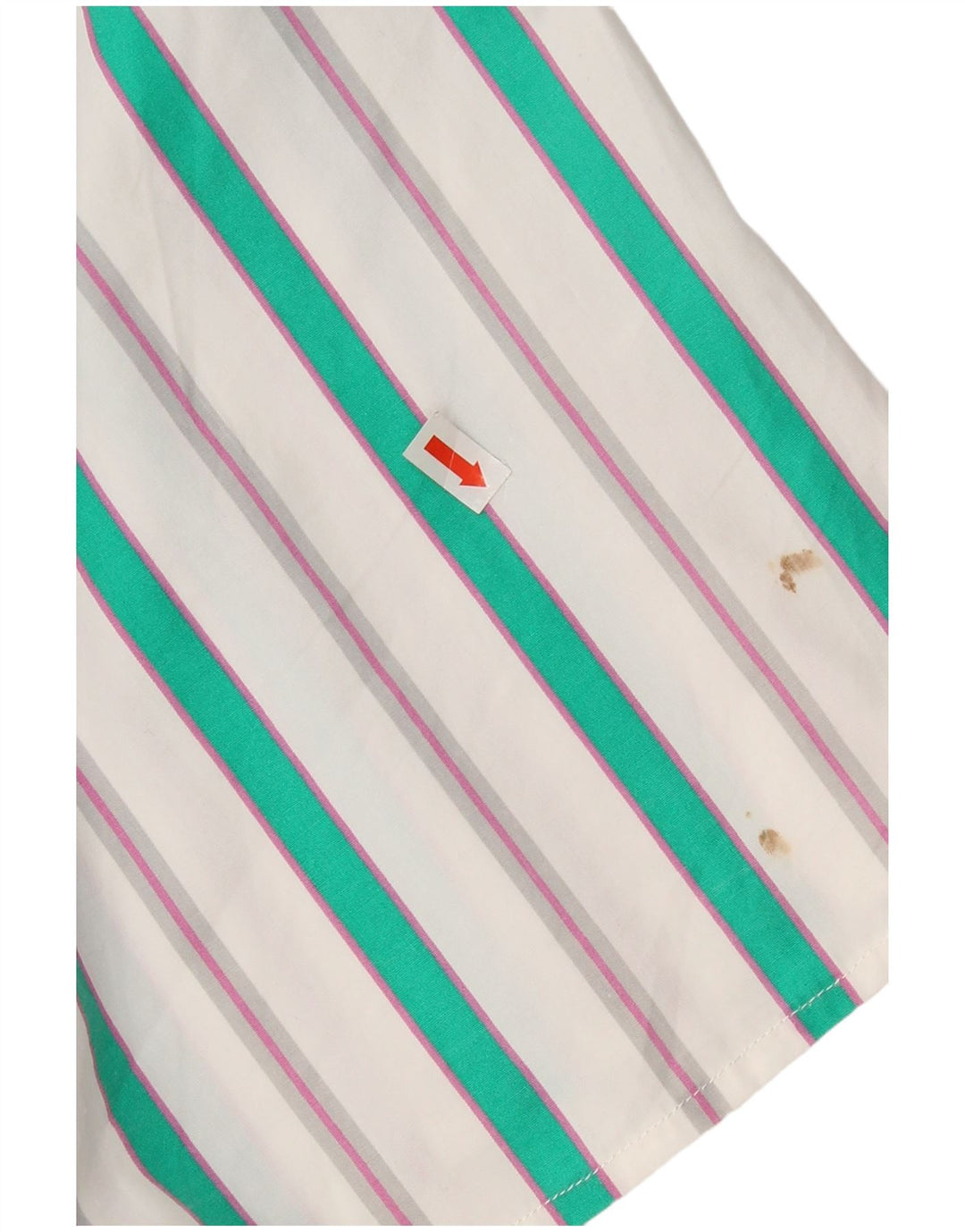 Camisa Benetton Mujer ES 40 XL Blanco Rayas