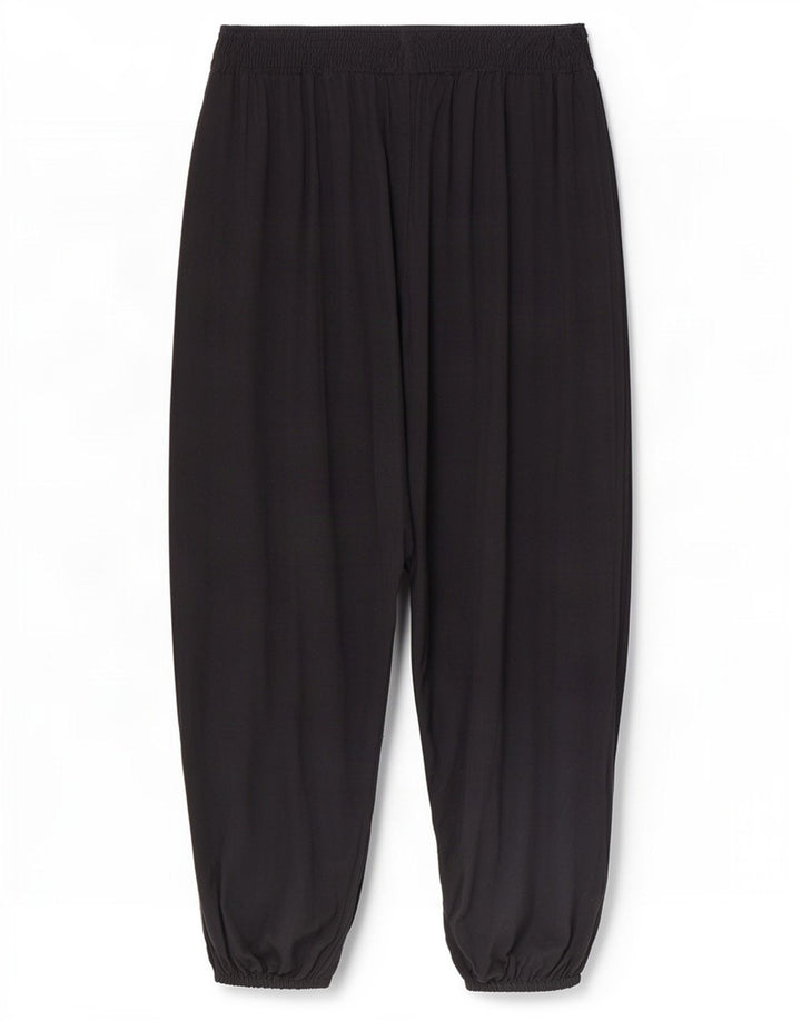 Marks & Spencer Pantalones Harem para Mujer Medianos W28 L26 Viscosa Negra
