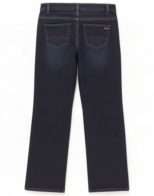 Michael Kors Womens Bootcut Jeans US 8 Medium W30 L30 Navy Blue Cotton