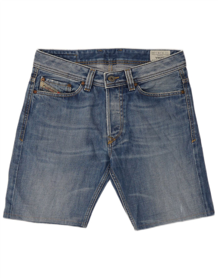 Diesel Hombre Viker Shorts De Mezclilla W29 Algodón Azul Medio