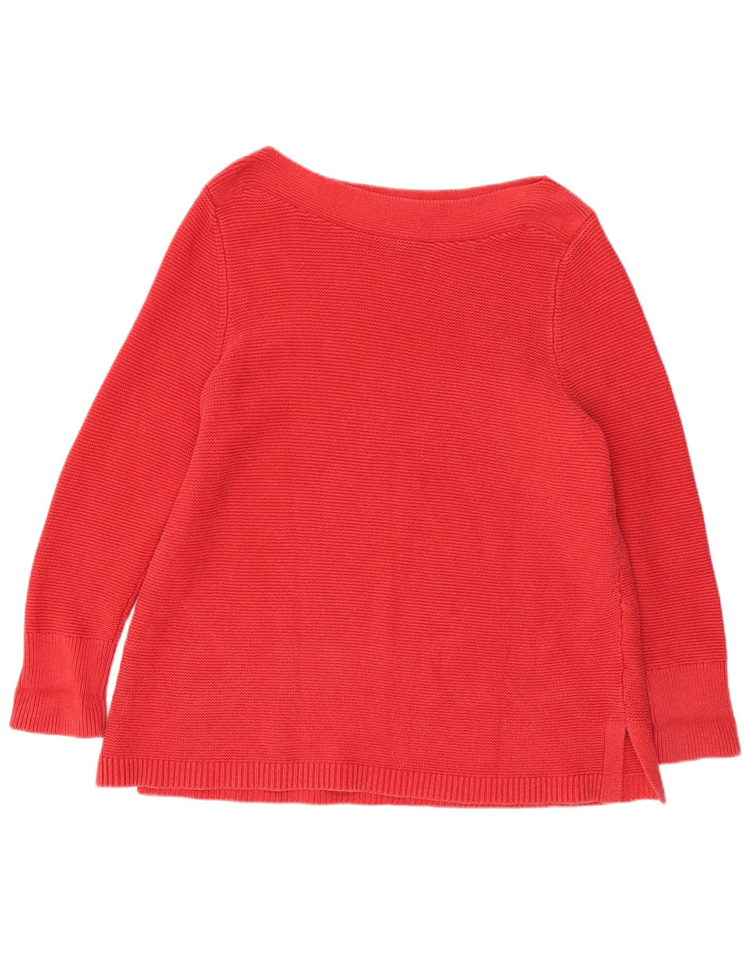 WHITE STUFF Jersey con cuello barco para mujer UK 22 3XL Algodón rojo