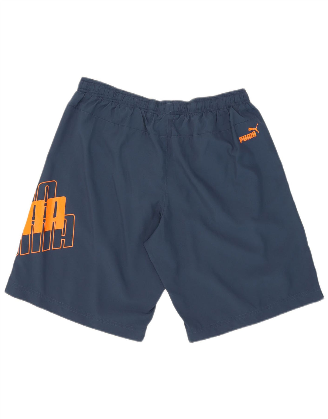 Puma Pantalones cortos deportivos con gráficos para hombre, talla grande, azul marino