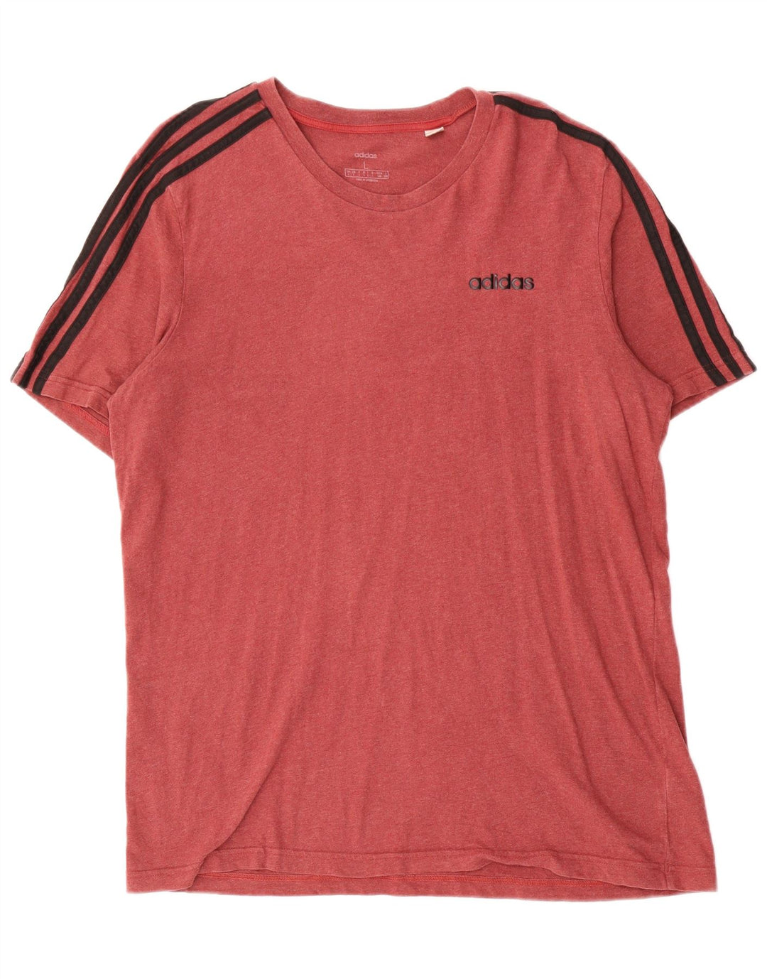 Adidas - Camiseta para hombre, talla grande, color rojo, algodón
