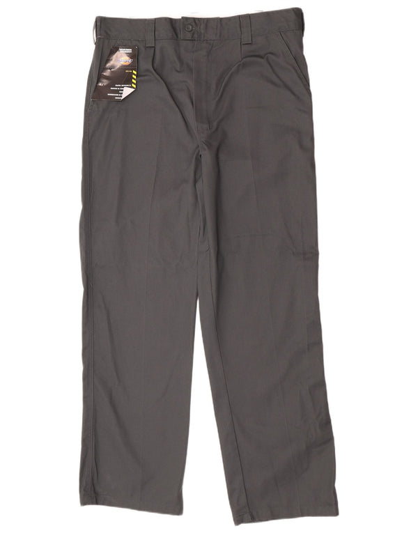 Dickies Pantalón chino recto para hombre W38 L32 Poliéster gris
