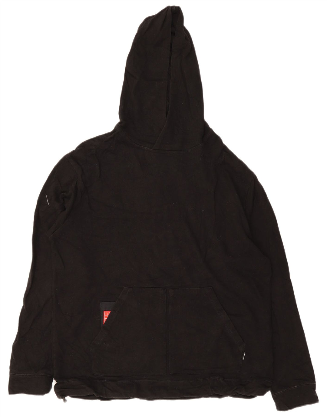 Hurley - Sudadera con capucha para hombre, talla grande, algodón negro