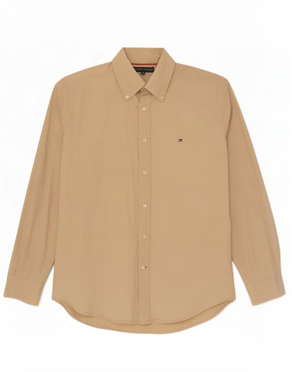 Camisa Tommy Hilfiger Hombre Algodón Beige Medio