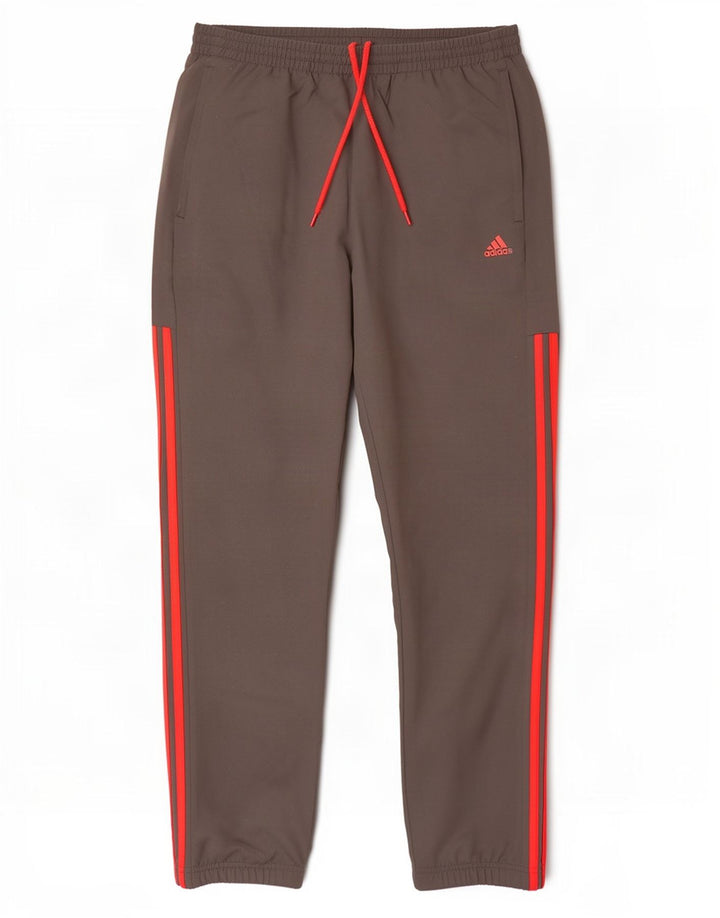 Adidas Hombre Pantalones De Chándal Joggers Gris Medio