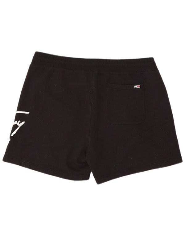 Tommy Hilfiger Pantalones cortos deportivos gráficos para hombre XL Algodón negro