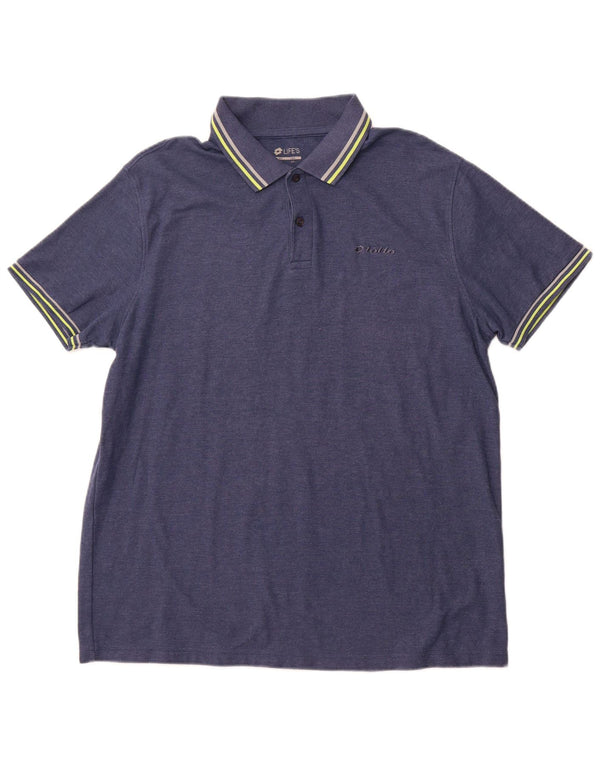 LOTTO Polo Hombre 2XL Azul Marino