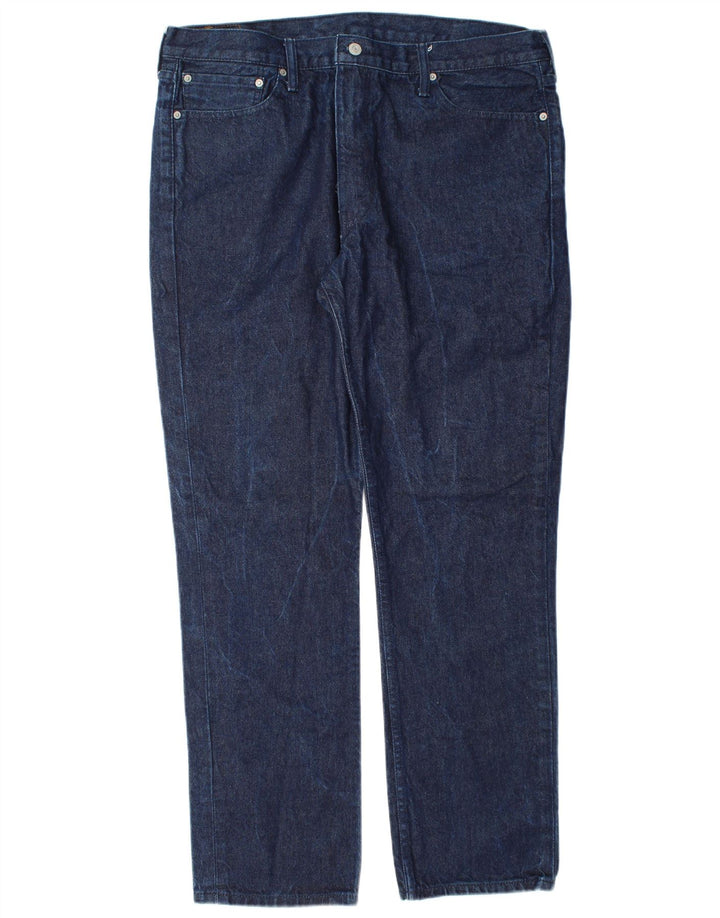 Levi's Mens 511 Slim Jeans W40 L32 Azul Marino Algodón Clásico