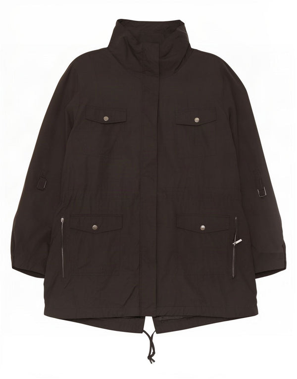 Marks & Spencer Womens Autograph Oversized Parka Jacket UK 20 2XL Black