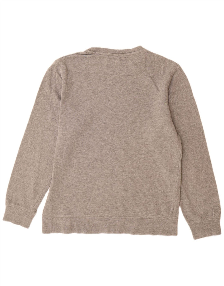 Jack & Jones Hombre Sudadera Gráfica Jumper Large Gris Algodón