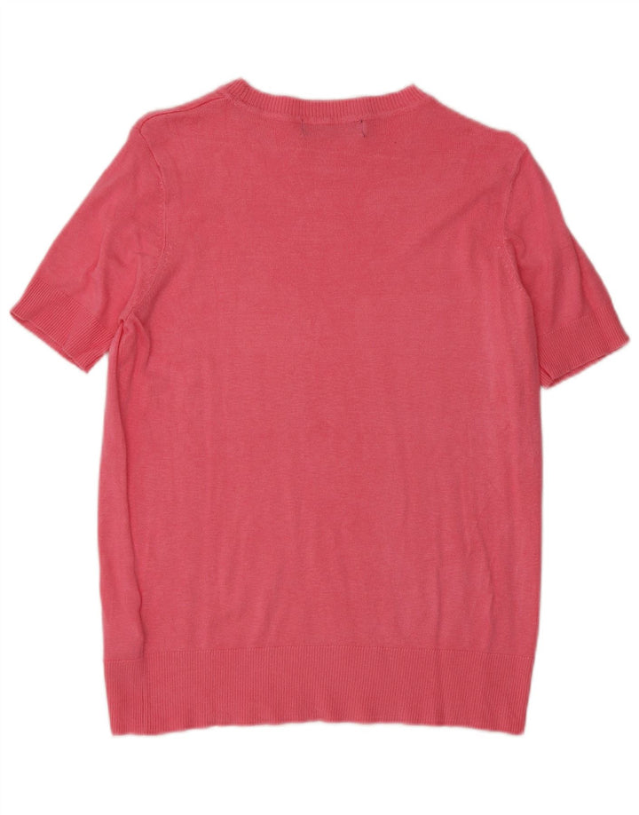 Marks & Spencer Suéter con Cuello Barco para Mujer UK 8 Small Pink