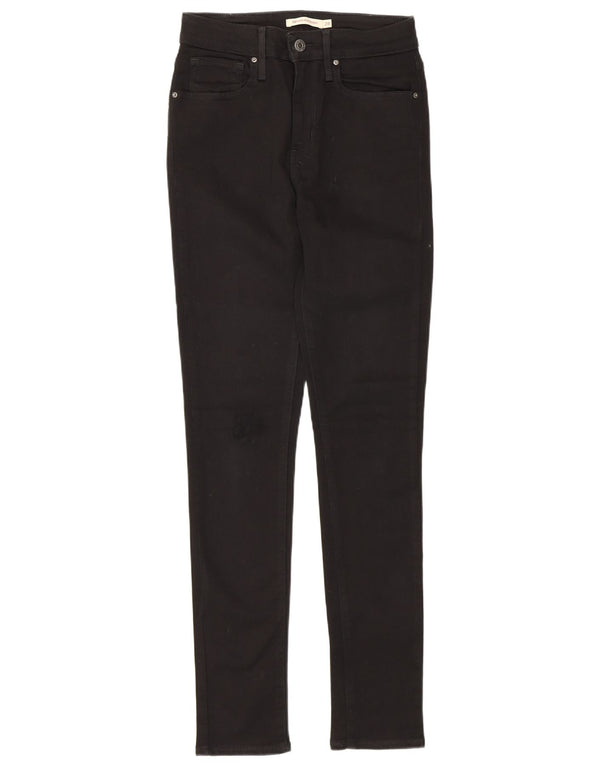 Levi's Jeans ajustados de talle alto 721 para mujer W28 L30 Algodón negro