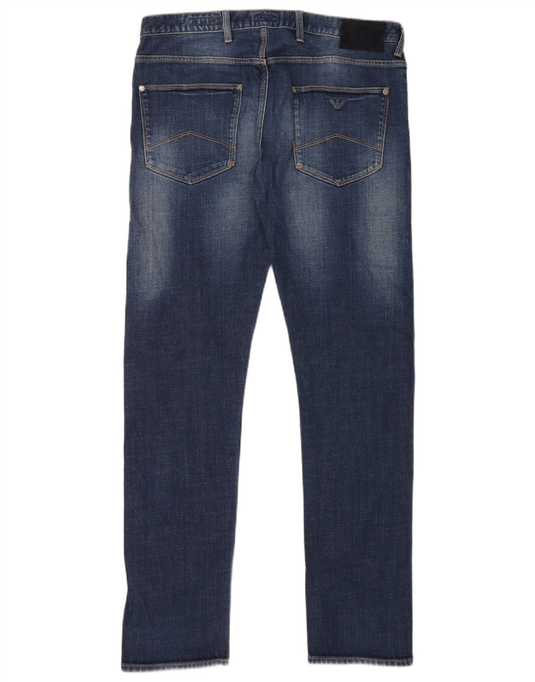 Jeans Armani Mujer J10 Slim W33 L34 Algodón Azul