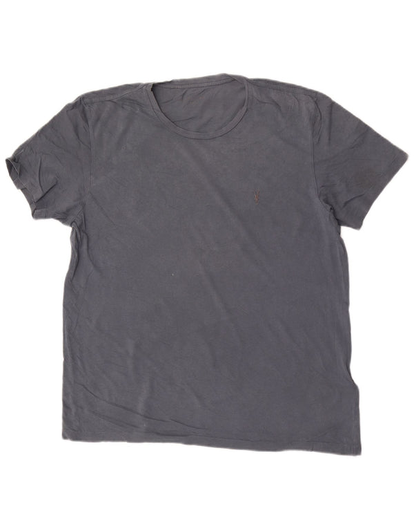 All Saints Camiseta para mujer Top UK 46 Grande Gris Algodón