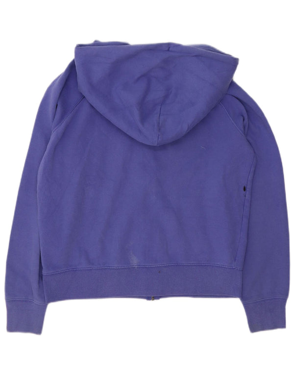 Gap Sudadera con capucha y cremallera gráfica para mujer UK 46 Large Algodón morado