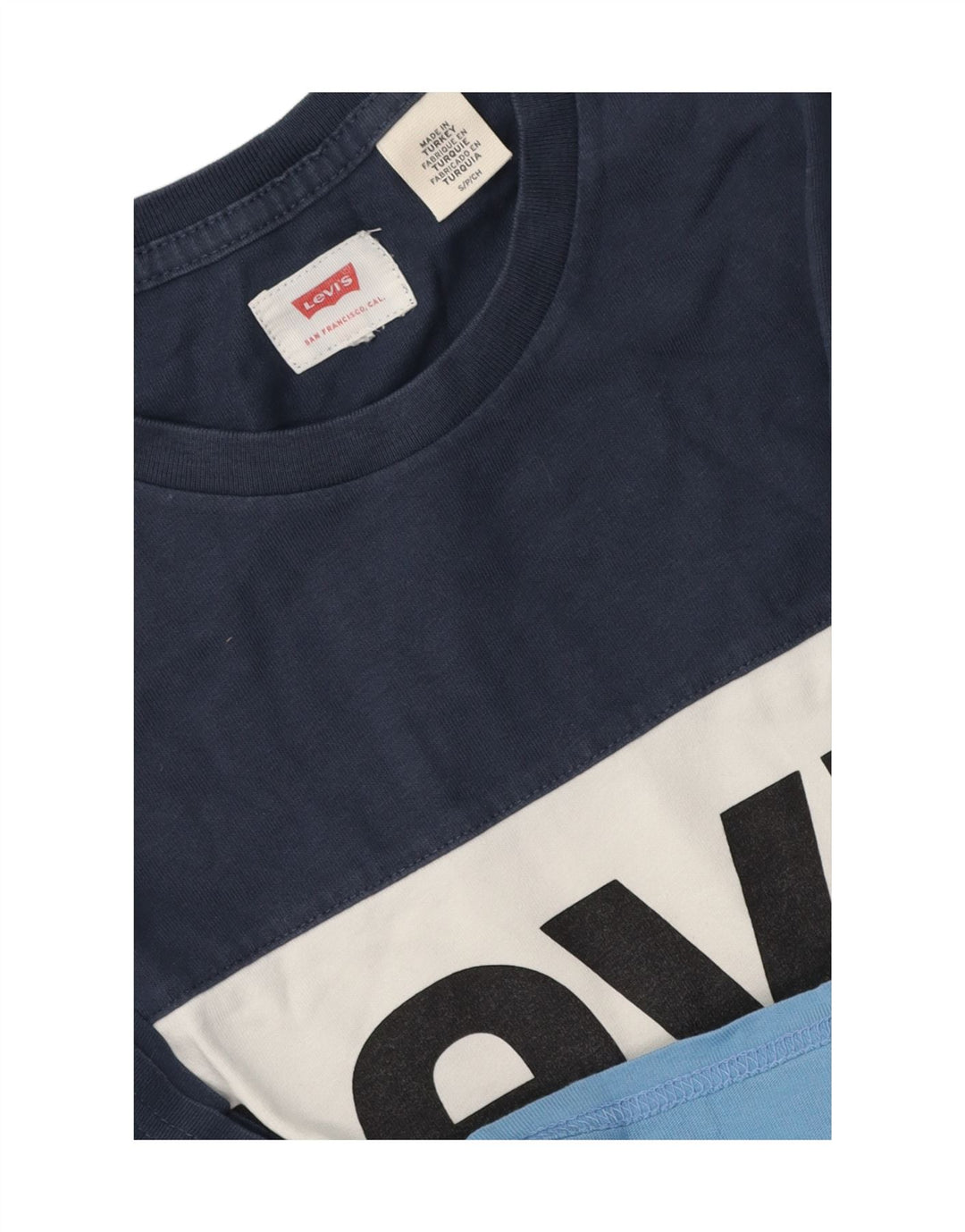 Levi's Camiseta gráfica para hombre Top pequeño multicolor con bloques de color