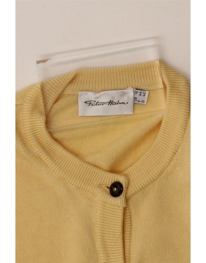 Peter Hahn - Cárdigan para mujer (talla 40), color amarillo