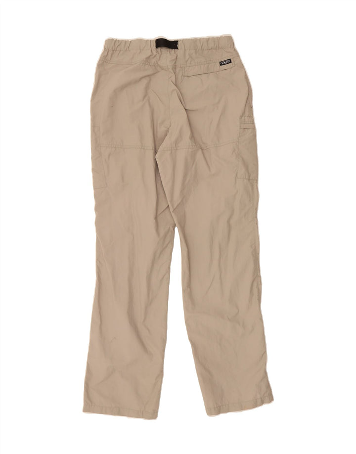 VINTAGE Womens Straight Cargo Trousers  Medium W30 L31 Beige Vintage Vintage and Second-Hand Vintage from Messina Hembry 