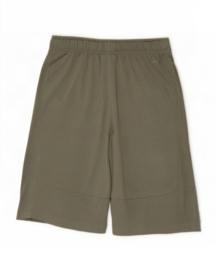 Pantalones cortos deportivos Nike Dri Fit para hombre Poliéster caqui mediano