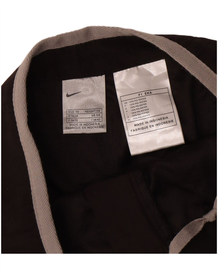 Nike Pantalones de chándal para mujer UK 6 XS Negro Poliéster