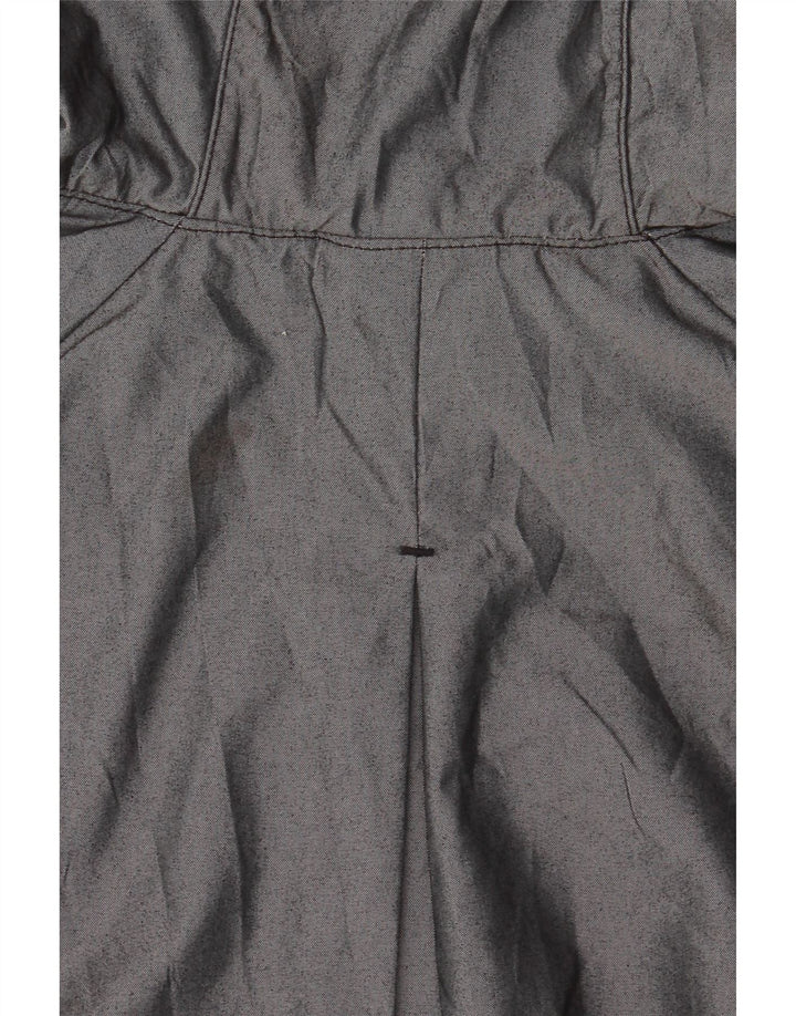 Nike Chaqueta impermeable con capucha para hombre UK 38 Medium Grey Colourblock Nylon