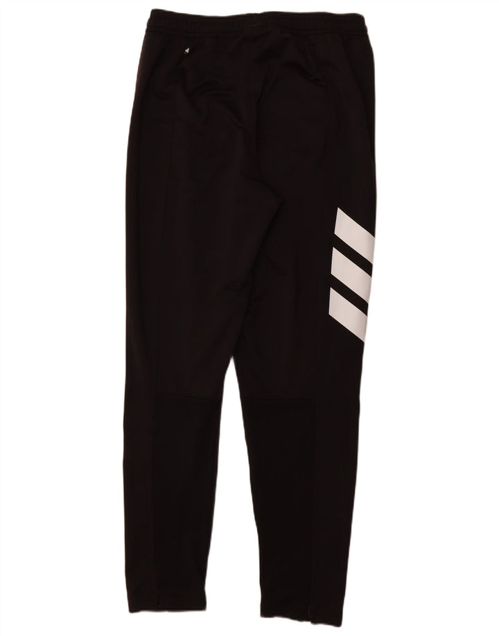 ADIDAS Mens Tracksuit Trousers Large  Black Colourblock Polyester