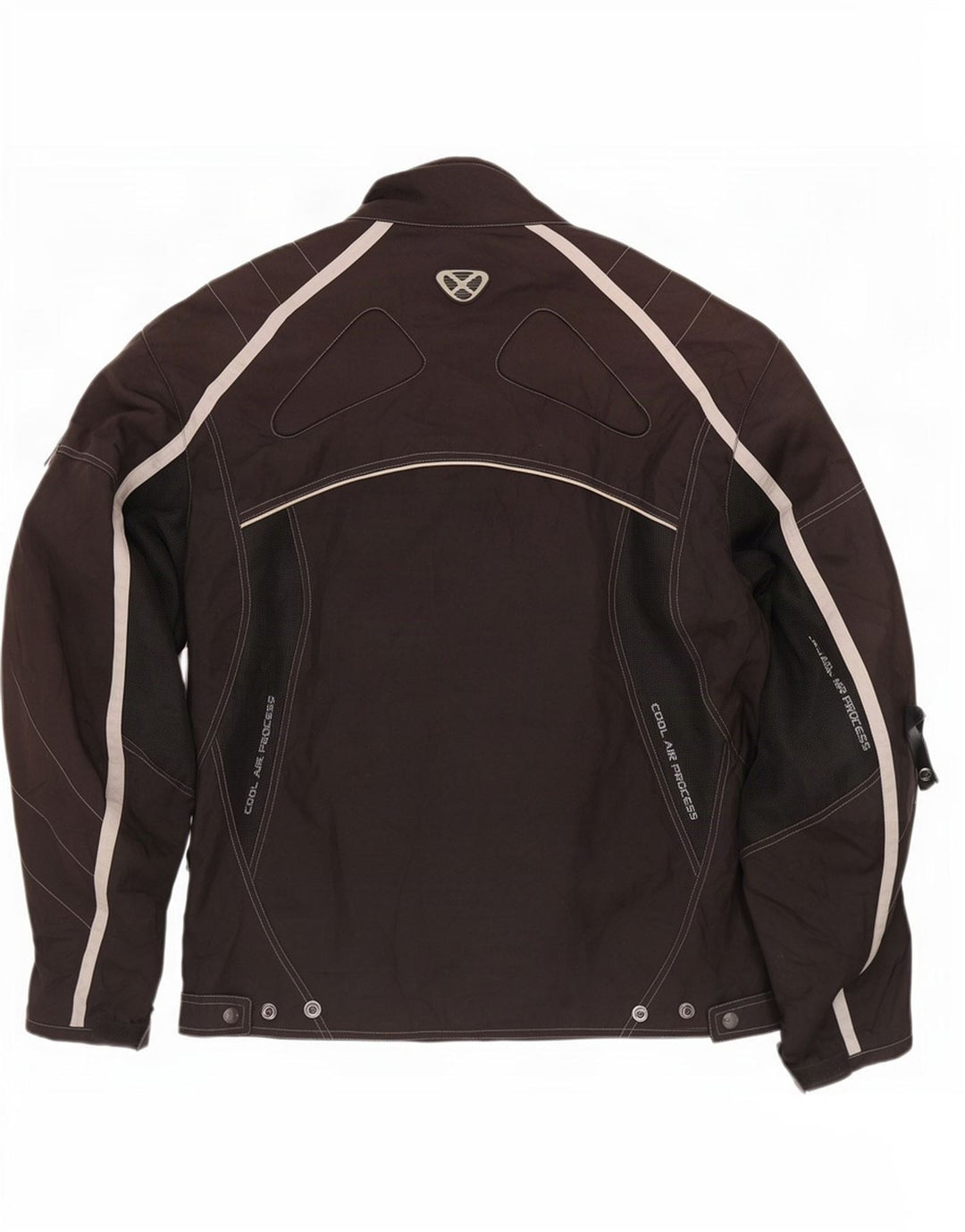 Ixon Chaqueta de motociclista para hombre con gráfico Racer UK 38 Mediano Negro Poliéster