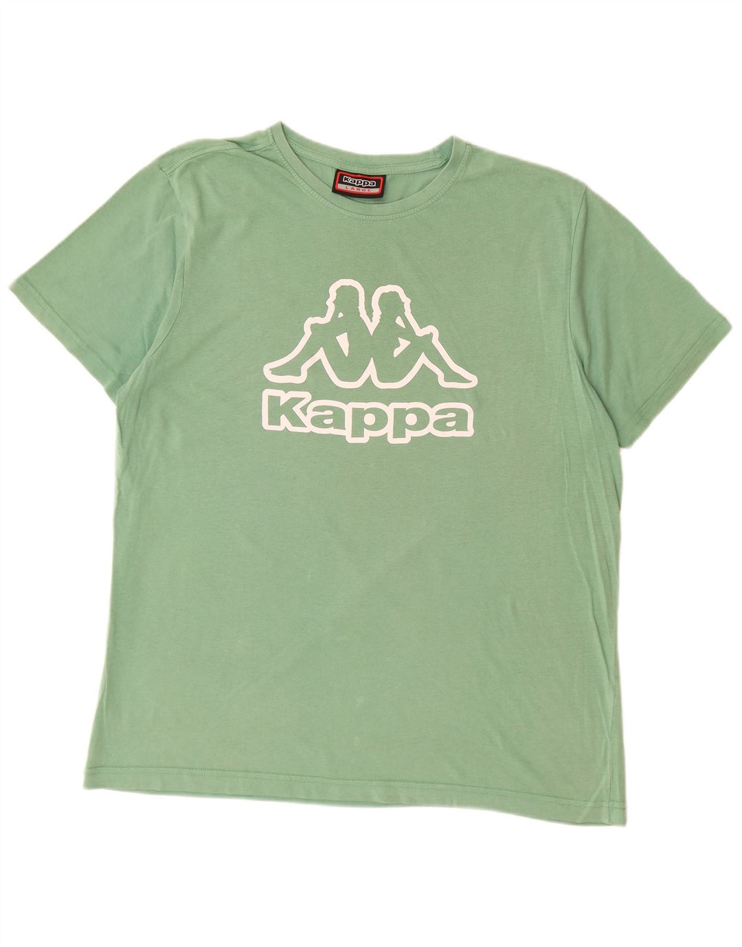 KAPPA - Camiseta gráfica para hombre, talla grande, color verde