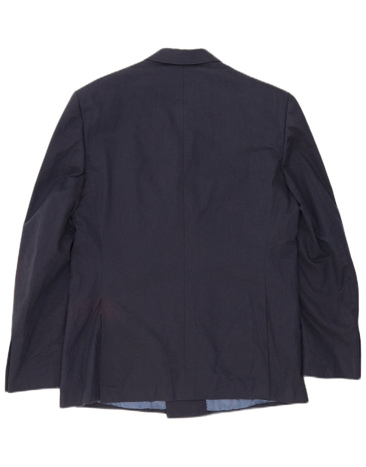 Marks & Spencer Chaqueta tipo blazer con doble botonadura para hombre UK 42 Large Azul marino