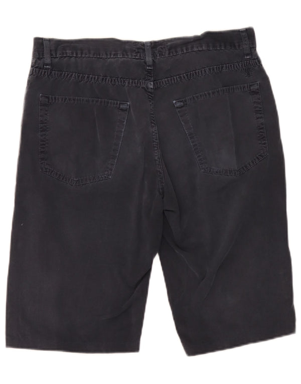 Fred Perry Pantalones cortos casuales para hombre IT 46 Small W30 Azul marino Algodón