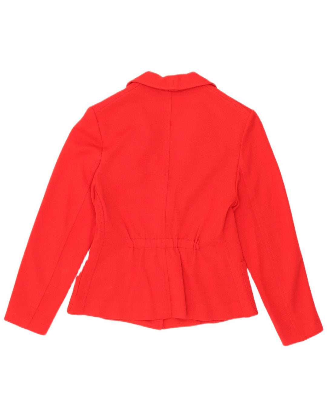 Vintage mujer 2 botones Blazer chaqueta Reino Unido 10 pequeño rojo