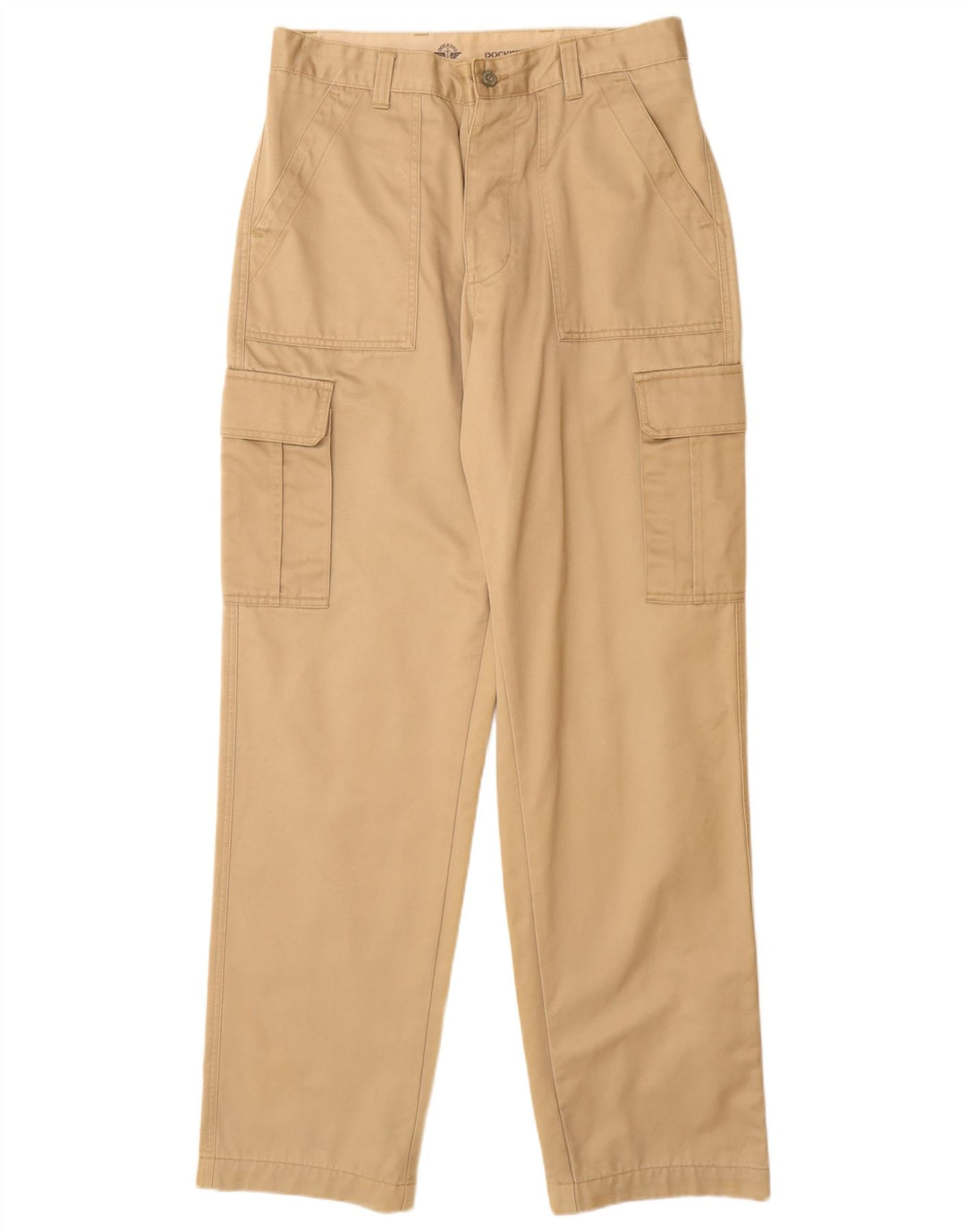 Dockers Pantalones cargo rectos para hombre W33 L34 Algodón beige