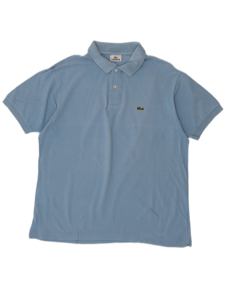LACOSTE Polo para hombre Talla 6 XL Algodón azul