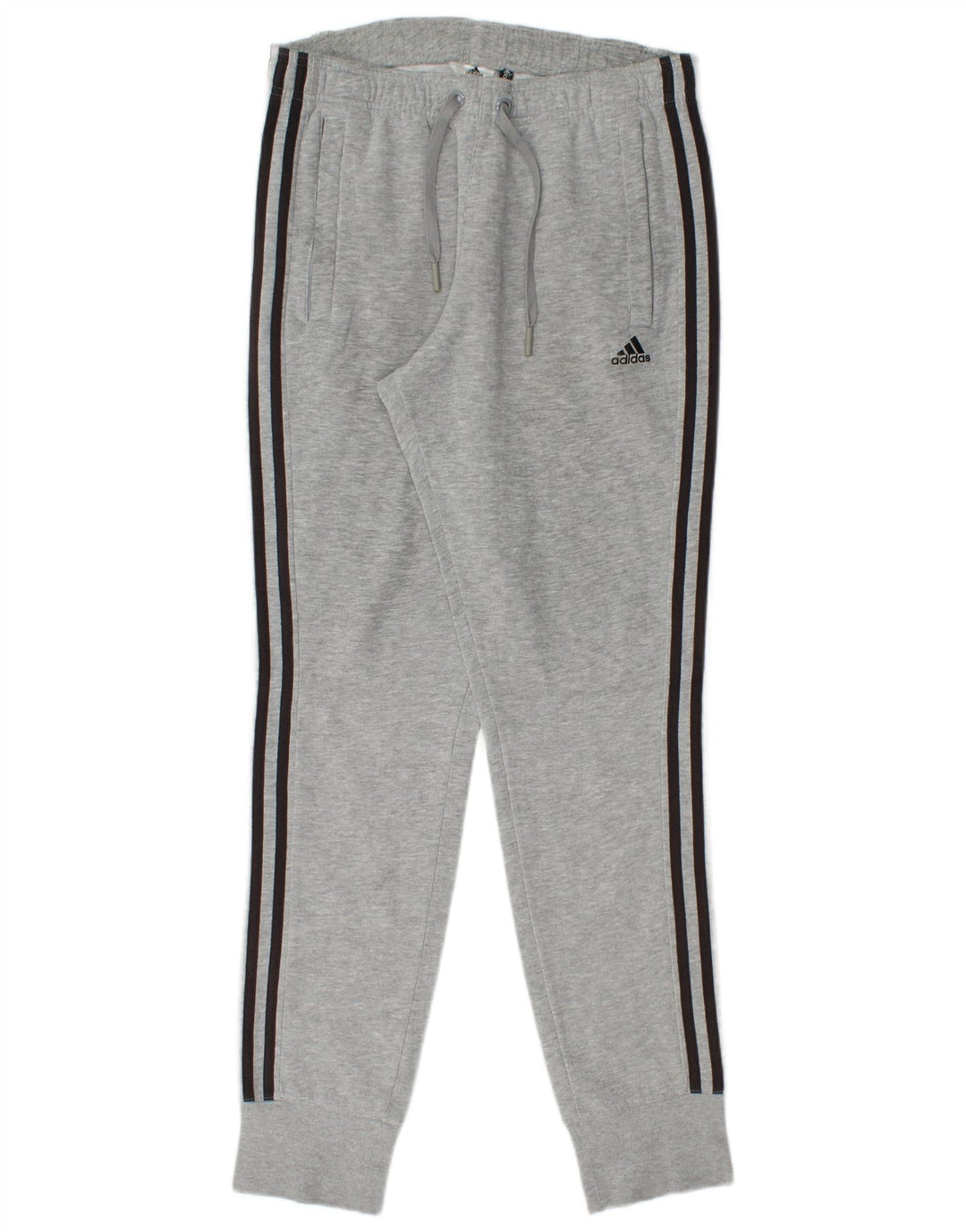 ADIDAS Mens Climalite Chándal Pantalones Joggers Pequeño Gris