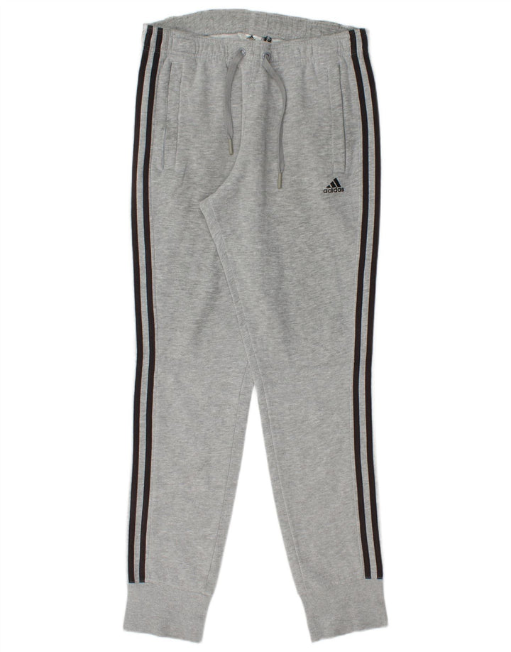 ADIDAS Mens Climalite Chándal Pantalones Joggers Pequeño Gris