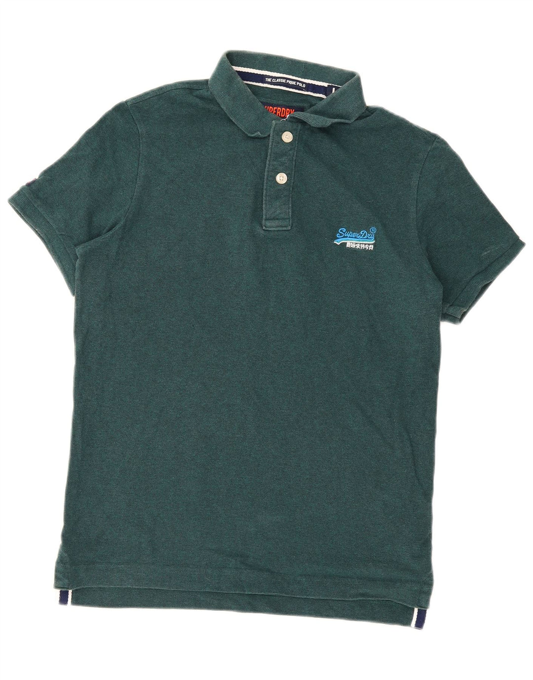 Superdry Polo Para Hombre De Algodón Verde Grande