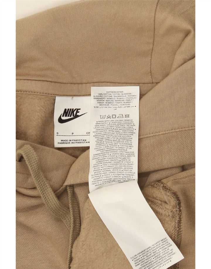 Nike - Sudadera con capucha para hombre, talla pequeña, algodón beige
