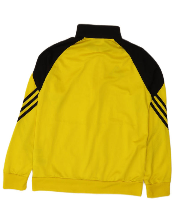 Adidas - Chaqueta de chándal para niño, 13-14 años, XL, color amarillo