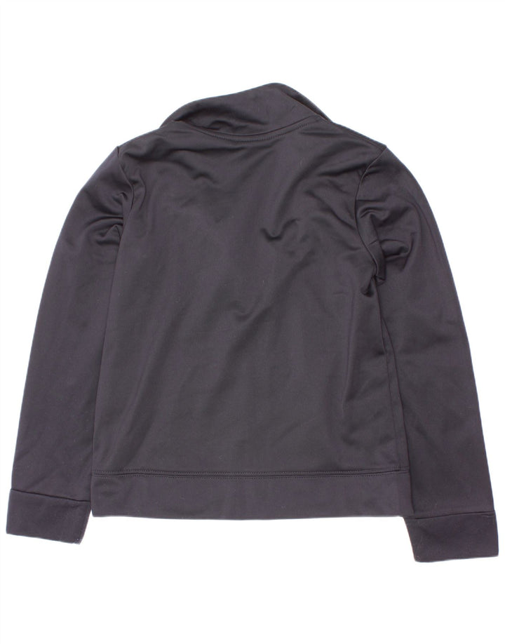 Nike - Chaqueta de chándal para niña, 6-7 años, grande, poliéster, color negro
