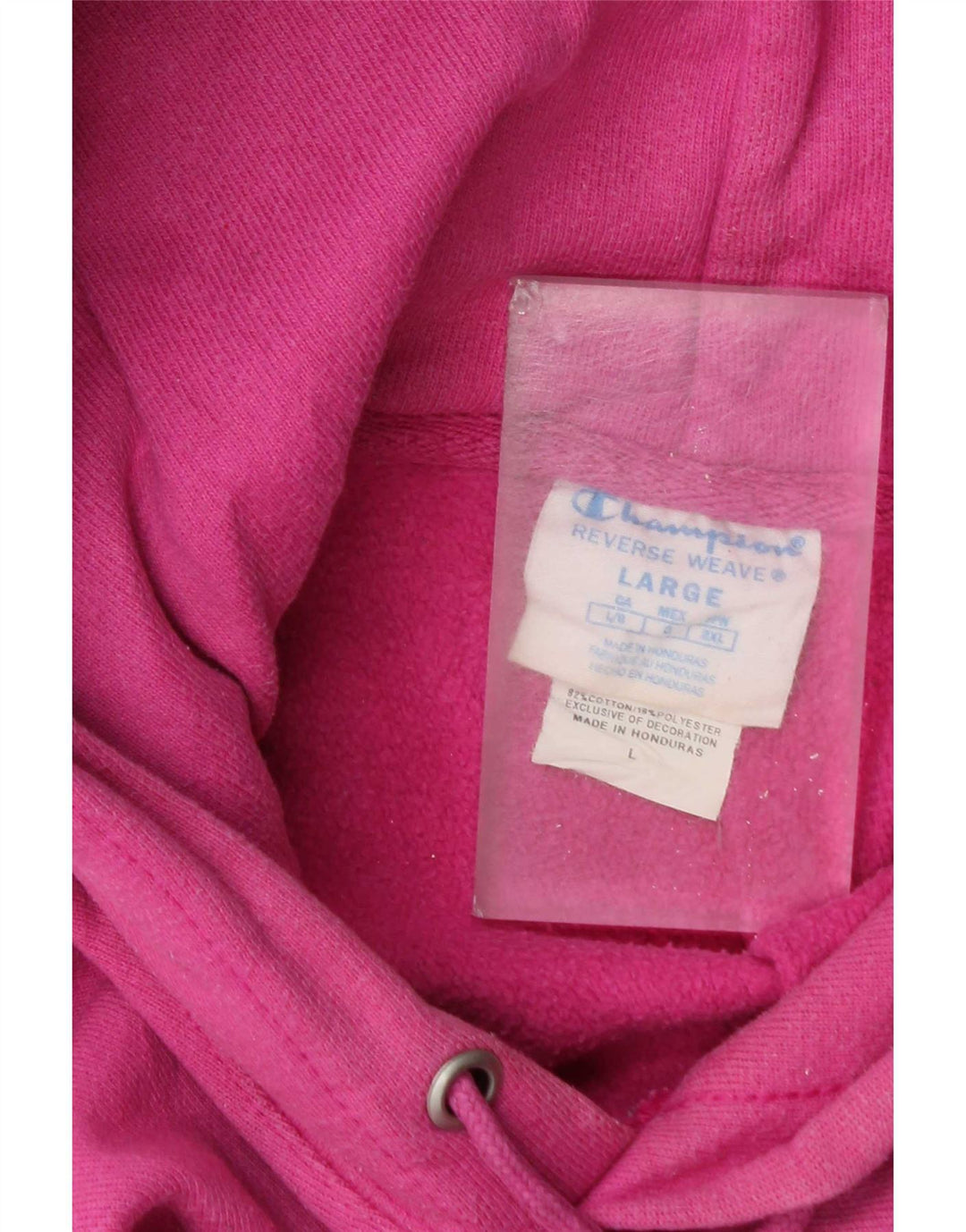Champion Sudadera Con Capucha Para Hombre Jersey Grande De Algodón Rosa
