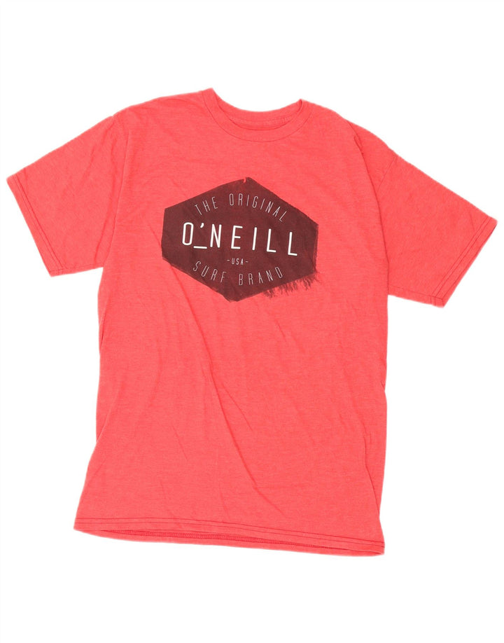 O'Neill Camiseta gráfica de ajuste moderno para hombre Top de algodón rojo mediano